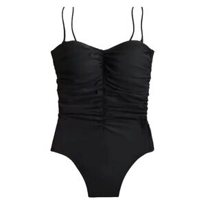 NWT J. Crew Ruched Sweetheart Pink One Piece Swimsuit Sz 24‎ Resort-wear Beach